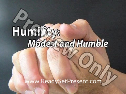 Humility: Modest And Humble
