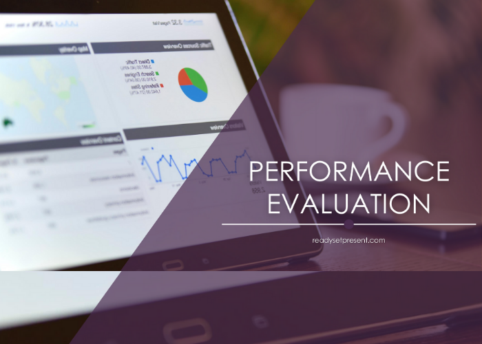 Performance Present Performance Evaluation Business PowerPoint Quotes – Ready Set Present