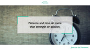 Patience PowerPoint Quotes