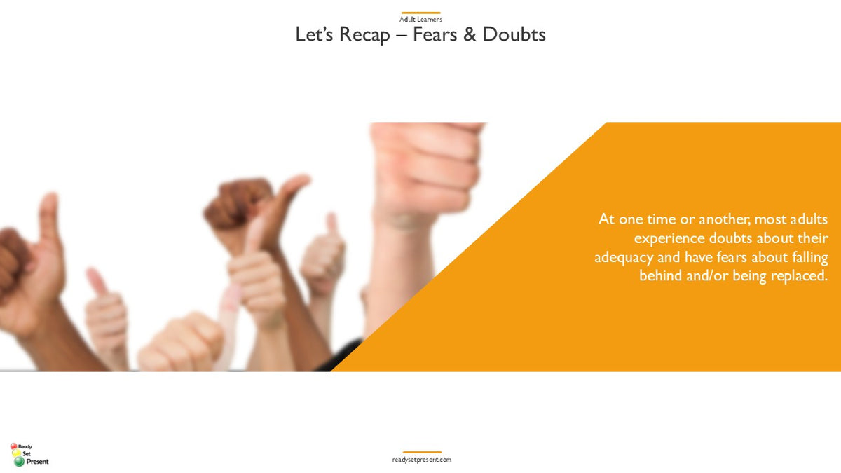 Training Adult Learners PowerPoint Presentation