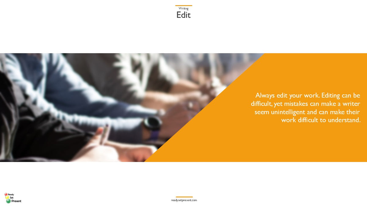 Writing PowerPoint Presentation