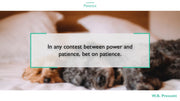 Patience PowerPoint Quotes