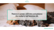 Patience PowerPoint Quotes