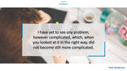 Problem Solving Business PowerPoint Quotes