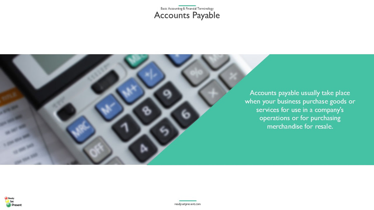 Basic Accounting & Financial Terminology PowerPoint Presentation