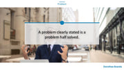 Problem Solving Business PowerPoint Quotes