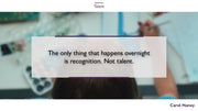 Talent PowerPoint Quotes