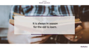 Adult Learners Business PowerPoint Quotes
