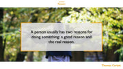 Reason PowerPoint Quotes