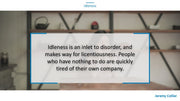 Idleness PowerPoint Quotes