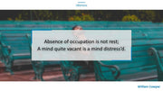 Idleness PowerPoint Quotes