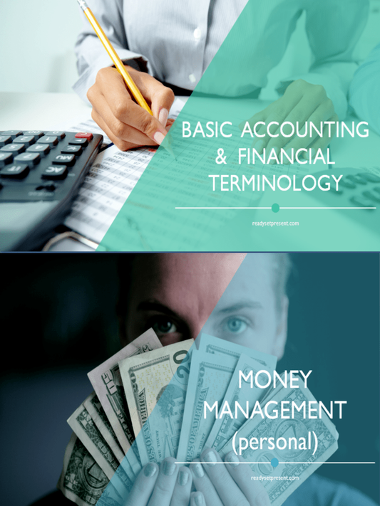 Basic Accounting Terminology & Money Management Value Pack